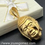 Colgante Buda, Acero 316L Chapado oro 18k.