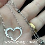 Gargantilla -love-plata de ley