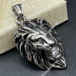 Colgante cabeza de león, acero 316L-LIQUIDACION-