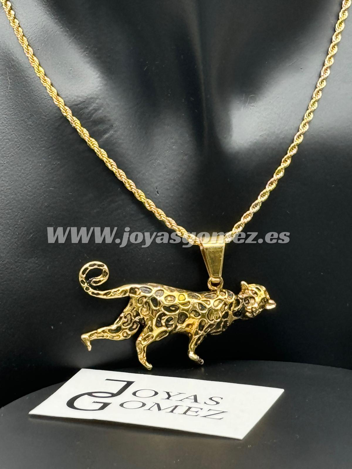 WhatsApp Image 2024-07-07 at 10.04.44 (1) Cordón 3*50cm- colgante animal print, acero316 L chapado oro 18k - Imagen 1