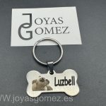 Grabados de Placas Identificativas para tu mascota colgante hueso -acero 316L