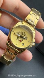 Reloj sra medusa-DORADO ,acero 316L chapado oro 18k - Imagen 2
