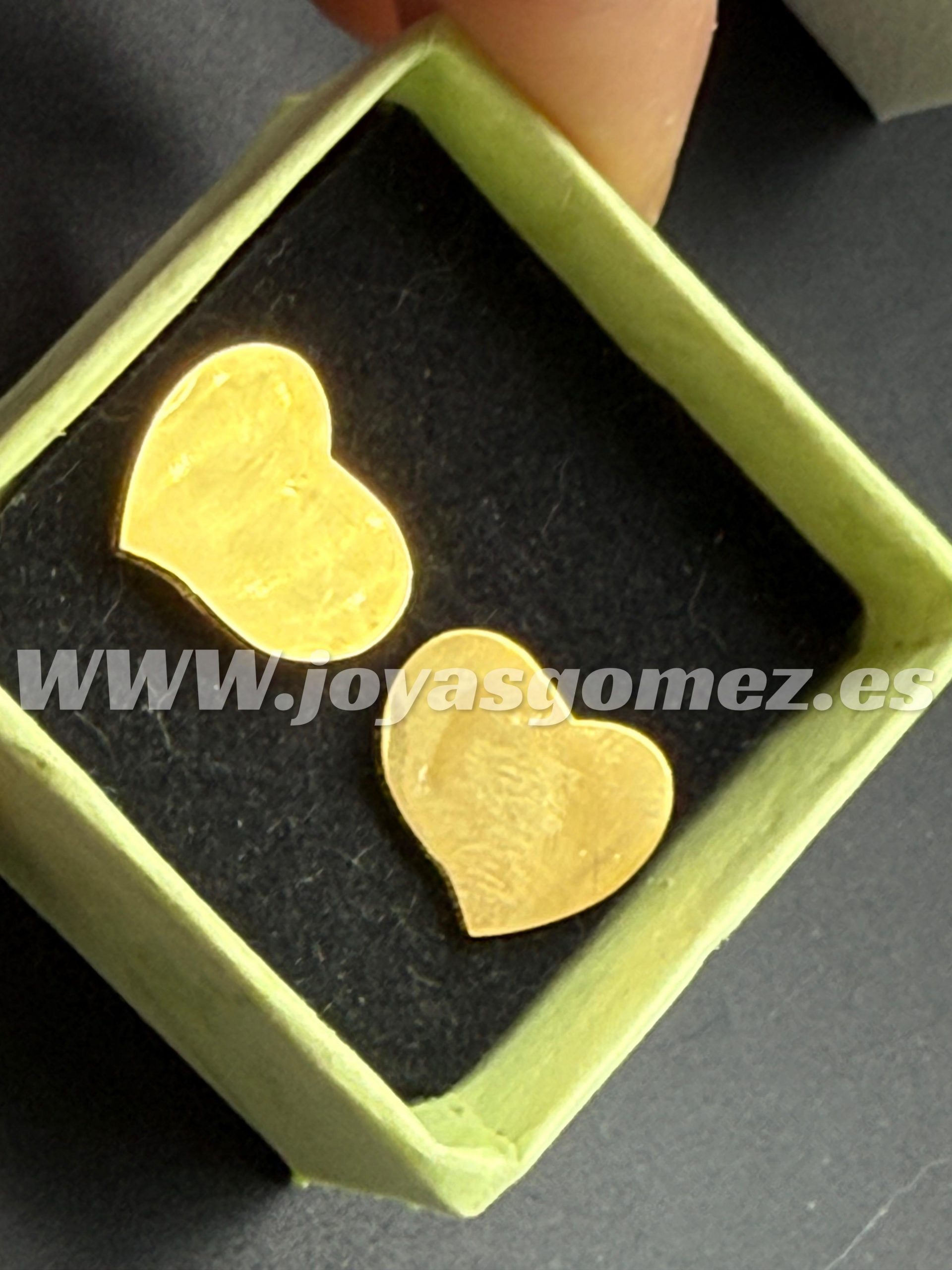 WhatsApp Image 2025-01-22 at 09.54.57 (1) pendientes corazón acero 316 L chapado oro 18k-LIQUIDACION- - Imagen 1