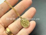 Gargantilla Milagrosa, acero 316L chapado oro 18k- LIQUIDACIÓN- - Imagen 2
