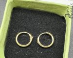 ORO 9K,ARGOLLAS 10x1.2MM