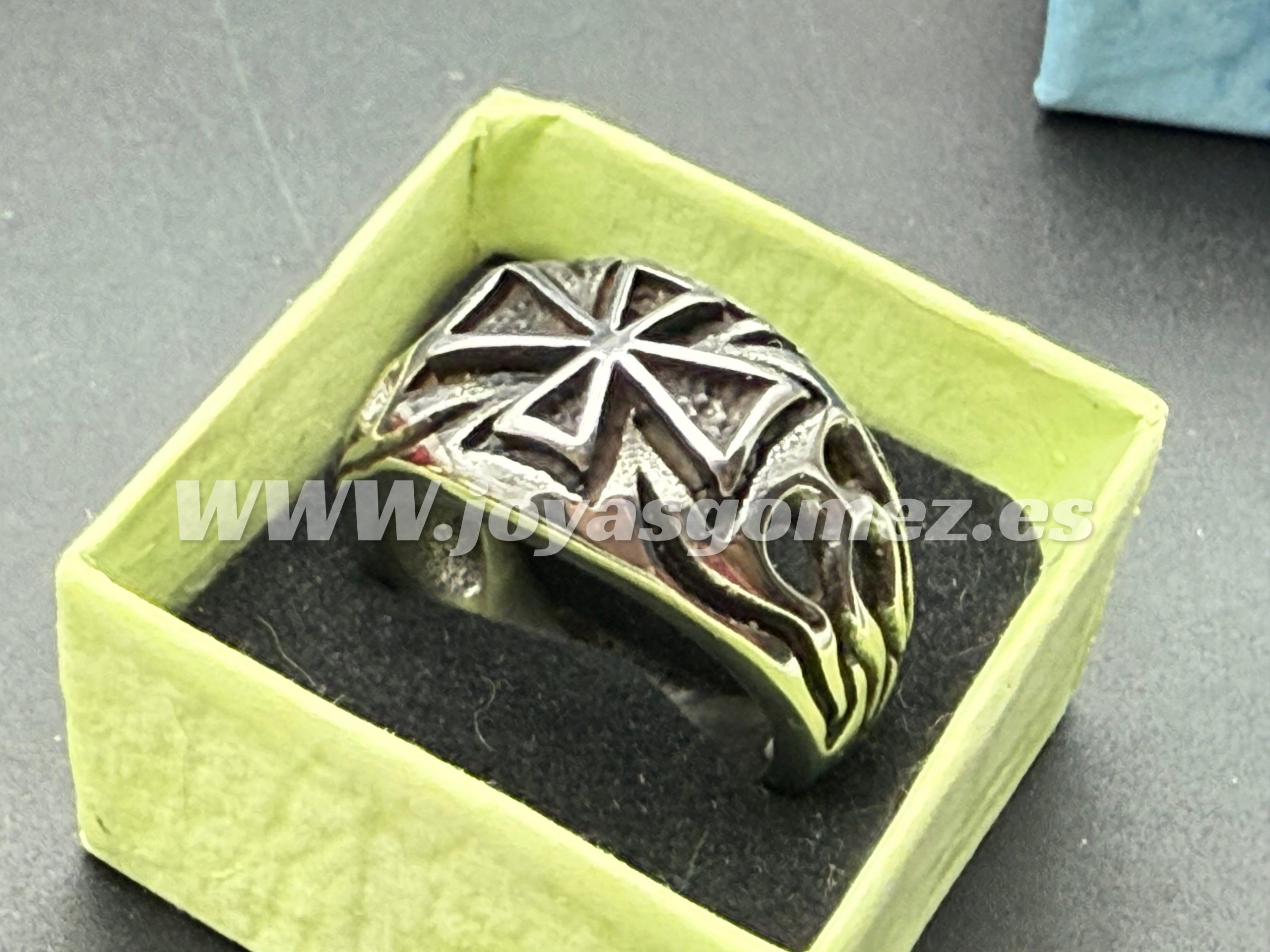 WhatsApp Image 2025-06-12 at 11.53.38 Sello Cruz Templaria , talla 26 , acero 316L - Imagen 1