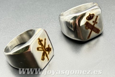 Sello liso acero 316L, tallas 16-18-20-22-26-28-30-33