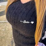 Broche con nombre, plata de ley - Imagen 2