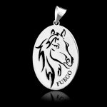 COLGANTE PERSONALIZADO CABALLO,plata de ley