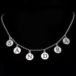 Collar Monedas grabadas, plata de ley