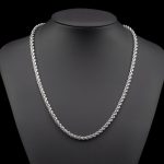 CORDÓN SALOMÓNICO - 4 MM - 50 CM,Plata Ley 925