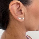 Pendientes Trepadores Personalizados,plata de ley - Imagen 2