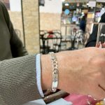 Pulsera de hombre Forzada y Tramos-9mm * 21cm ,Plata Ley 925 - Imagen 2