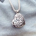 Guardacenizas corazón, plata de ley - Imagen 2