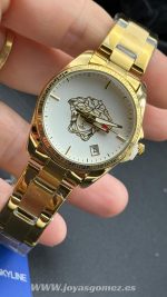 Reloj sra medusa-NÁCAR ,acero 316L chapado oro 18k - Imagen 2