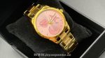 Reloj sra ROSA ,acero 316L chapado oro 18k